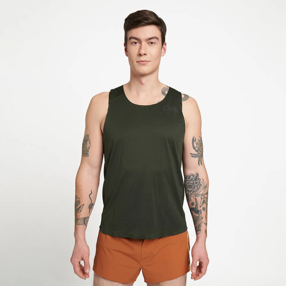 Singlets^ciele athletics M RCDSinglet - Elite - Raven Raven - Dark Green